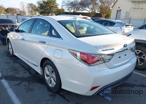 2015 Hyundai Sonata Hybrid z USA, uszkodzony, nr VIN KMHEC4A48FA122013